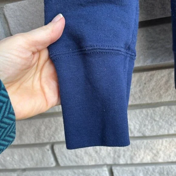 Champion Classic Navy Blue Hood Sweatshirt Size S - Picture 5 of 9